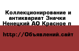 Коллекционирование и антиквариат Значки. Ненецкий АО,Красное п.